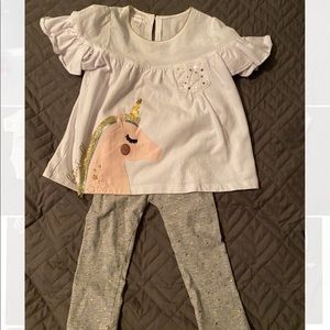 Mud Pie 24/2T Unicorn Set